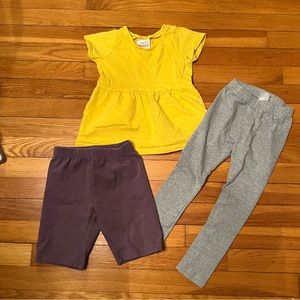 Hanna Andersson size 4-5 top and pants lot